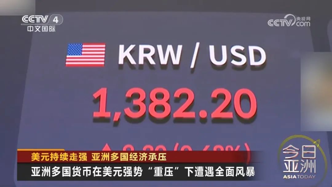 亚洲多国货币遭遇贬值风暴！
