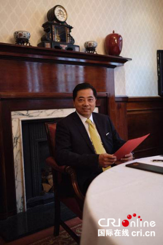 在英企业家高翔(高翔供图) 在英企业家高翔(高翔供图)