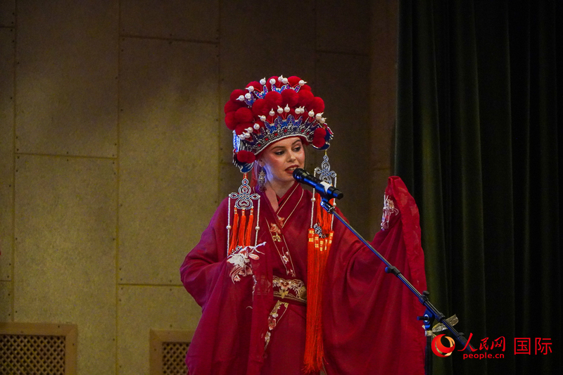 “青春留声”2025中俄学生歌手大赛在莫斯科举办。实习生 谢六点摄